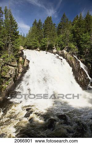 Chutes Du Diable, Laurentians, Quebec View Large Photo Image Stock Image - Chutes Du Diable, Laurentians, Quebec. Fotosearch