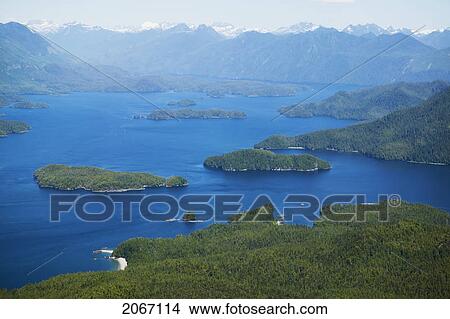 Picture - Clayoquot Sound, West Coast, Vancouver Island, British Columbia, Canada. Fotosearch