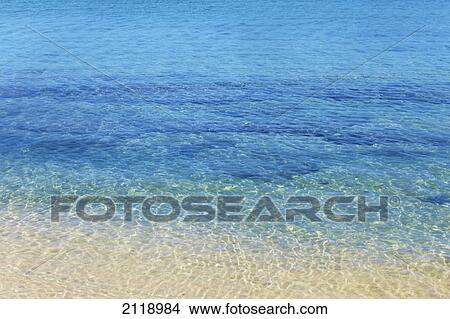 Clear Blue Water With White Sand Underwater; Pilaa Kauai Hawaii United States Of America View Large Photo Image Picture - Clear Blue Water With White Sand Underwater; Pilaa Kauai Hawaii United States Of America. Fotosearch