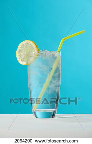Clear Glass Of Water With Lemon And Drinking Straw View Large Photo Image Stock Image - Clear Glass Of Water With Lemon And Drinking Straw. Fotosearch