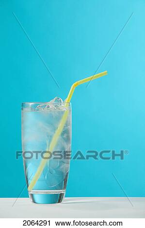 Clear Glass Of Water With Yellow Drinking Straw View Large Photo Image Stock Image - Clear Glass Of Water With Yellow Drinking Straw. Fotosearch