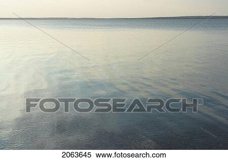 Stock Photography - Clear Lake; Canada, Manitoba, Riding Mountain National Park. Fotosearch