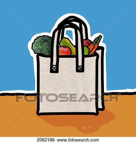Cloth Shopping Bag With Vegetables View Large Photo Image Stock Photograph - Cloth Shopping Bag With Vegetables. Fotosearch