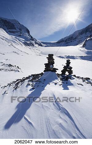 Columbia Icefields - Jasper National Park, Alberta View Large Photo Image Stock Photo - Columbia Icefields - Jasper National Park, Alberta. Fotosearch
