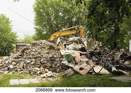 Demolition, Montreal, Quebec View Large Photo Image Stock Photo - Demolition, Montreal, Quebec. Fotosearch