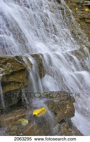 Detail Of A Water Falling Over Rocky Ledge, Canada, Ontario, Hamilton View Large Photo Image Stock Photography - Detail Of A Water Falling Over Rocky Ledge, Canada, Ontario, Hamilton. Fotosearch
