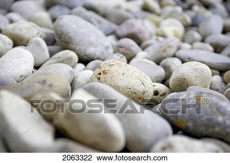 Stock Image - Detail Of Stones, Canada, Ontario. Fotosearch
