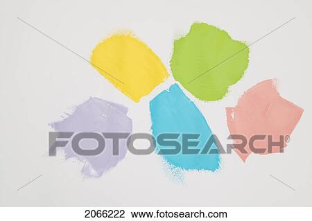 Different Colours Painted On White Paper, Canada, British Columbia View Large Photo Image Stock Image - Different Colours Painted On White Paper, Canada, British Columbia. Fotosearch