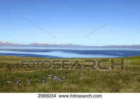 Picture - Distant Mountains In Kyrgyzstan. Fotosearch