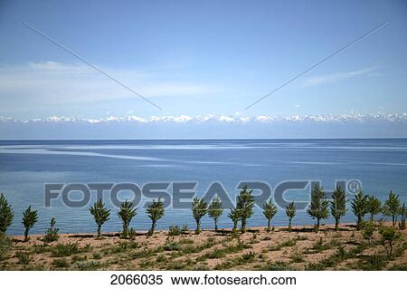 Distant Mountains In Kyrgyzstan View Large Photo Image Stock Photography - Distant Mountains In Kyrgyzstan. Fotosearch