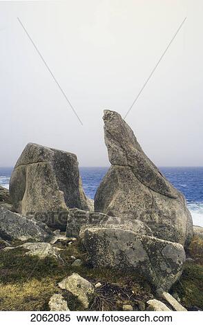 Stock Photography - Duncan's Cove, Provincial Nature Reserve At Chebucto Head Lighthouse, Nova Scotia, Canada. Fotosearch