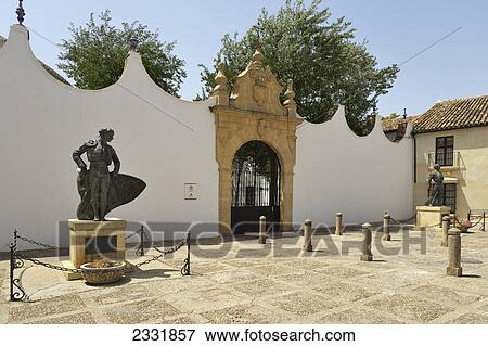 East gate of the 18th century plaza de toros; Ronda malaga andalusia spain View Large Photo Image Stock Photo - East gate of the 18th century plaza de toros; Ronda malaga andalusia spain. Fotosearch