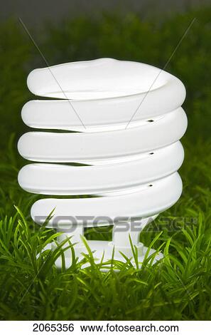 Stock Photograph - Energy-Saving Light Bulb.. Fotosearch