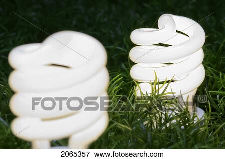 Stock Photo - Energy-Saving Light Bulbs.. Fotosearch