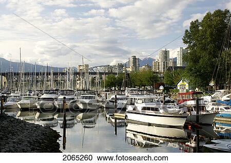Stock Image - False Creek, Vancouver, Bc, Canada. Fotosearch