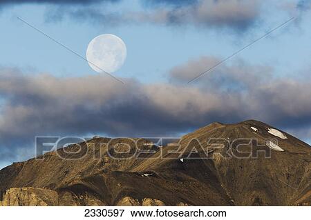 Full moon in the sky above brooks range gates of the arctic national park northwestern alaska; Alaska united states of america View Large Photo Image Stock Photo - Full moon in the sky above brooks range gates of the arctic national park northwestern alaska; Alaska united states of america. Fotosearch