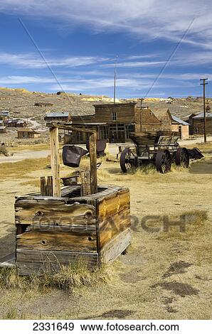 Stock Photo - Gold mining ghost town; Bodie california united states of america. Fotosearch