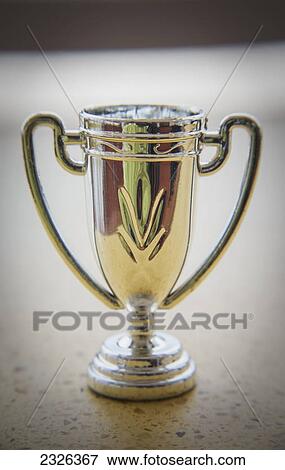 Stock Photo - Gold trophy. Fotosearch
