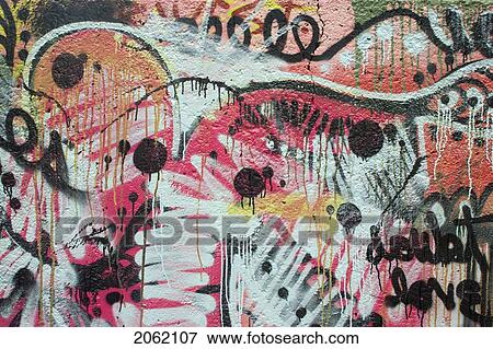 Stock Photo - Graffiti On Wall Of Parkade Halifax, Nova Scotia, Canada. Fotosearch