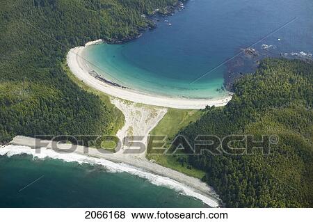 Stock Photo - Guiss Bay, Cape Scott, West Coast, Vancouver Island, British Columbia Canada. Fotosearch