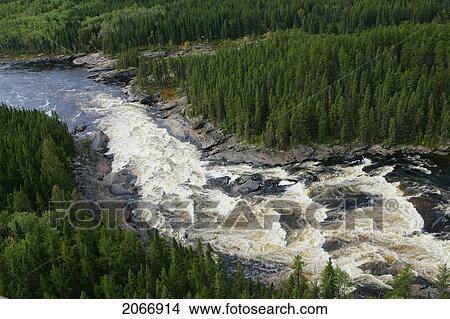 Helicopter View Of The Chaudière Falls, Quebec, Canada View Large Photo Image Picture - Helicopter View Of The Chaudière Falls, Quebec, Canada. Fotosearch