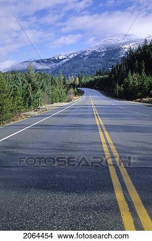Highway 99 Leads To Pemberton, Bc. View Large Photo Image Picture - Highway 99 Leads To Pemberton, Bc.. Fotosearch