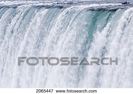 Stock Photo - Horseshoe Falls On The Canadian Side. Niagara Falls, Ontario. Canada.. Fotosearch
