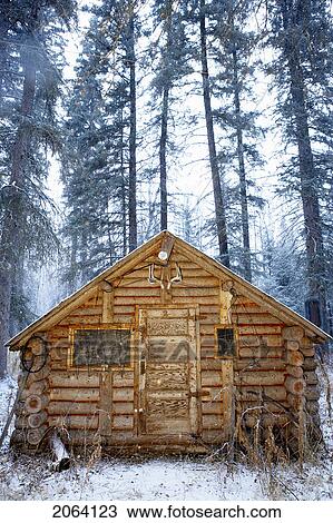 Hunting Cabin, Alberta View Large Photo Image Stock Image - Hunting Cabin, Alberta. Fotosearch