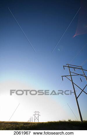 Hydro Electric Towers, Saskatchewan, Canada View Large Photo Image Stock Photo - Hydro Electric Towers, Saskatchewan, Canada. Fotosearch