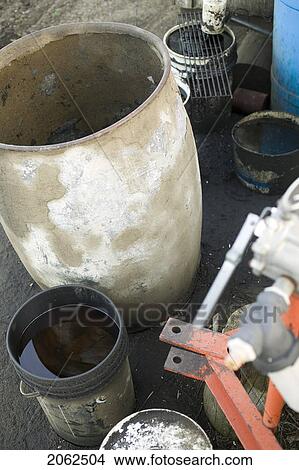 Industrial Garbage, Empty Oil Drums View Large Photo Image Picture - Industrial Garbage, Empty Oil Drums. Fotosearch