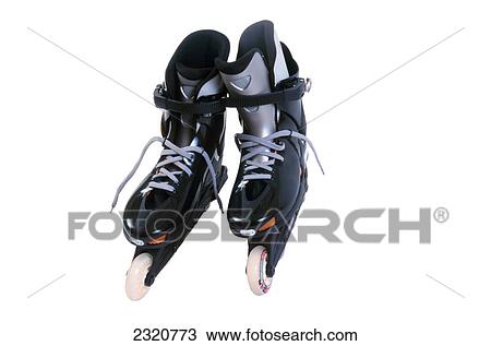 Inline Skates On A White Background View Large Photo Image Stock Image - Inline Skates On A White Background. Fotosearch