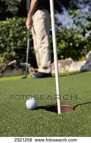 Stock Photo - Just Missing A Putt; Kissimmee Florida United States Of America. Fotosearch