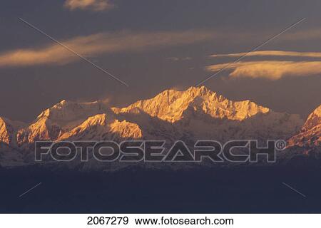 Kanchenjunga Massif, Third Highest Peak In The World View Large Photo Image Stock Photo - Kanchenjunga Massif, Third Highest Peak In The World. Fotosearch