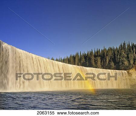 Stock Photography - Lady Evelyn Falls, Nwt, Canada. Fotosearch