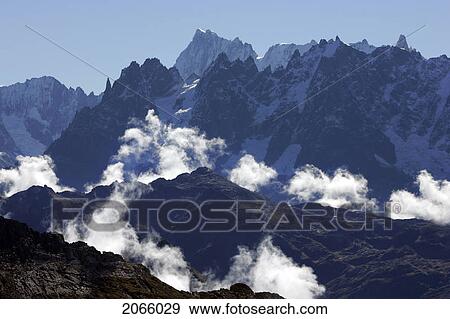 Les Aiguilles De Chamonix, Les Grandes Jorasses Seen From Dtsert De Platte View Large Photo Image Stock Photo - Les Aiguilles De Chamonix, Les Grandes Jorasses Seen From Dtsert De Platte. Fotosearch