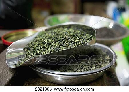 Stock Photography - Loose Leaf Tea At Chinese Tea Shop; China. Fotosearch