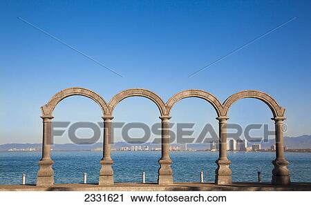 Los arcos amphitheater or aquiles serdan theater is known for its four stone arches which have become a symbol of puerto vallarta; Puerto vallarta mexico View Large Photo Image Stock Image - Los arcos amphitheater or aquiles serdan theater is known for its four stone arches which have become a symbol of puerto vallarta; Puerto vallarta mexico. Fotosearch