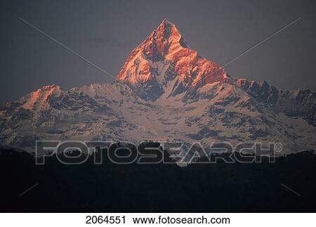 Machapuchare, Annapurna, Nepal View Large Photo Image Stock Image - Machapuchare, Annapurna, Nepal. Fotosearch