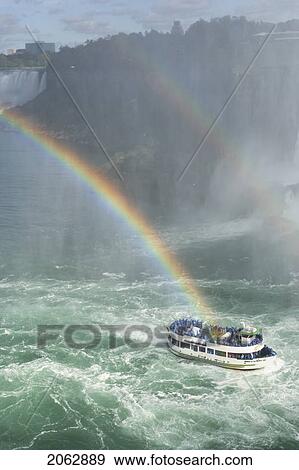 Stock Photo - Maid Of The Mist - Niagara Falls, Ontario, Canada. Fotosearch