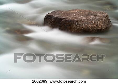 Stock Photo - Maligne River - Jasper National Park, Alberta, Canada. Fotosearch