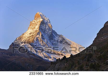 Stock Photography - Matterhorn; Valais switzerland. Fotosearch