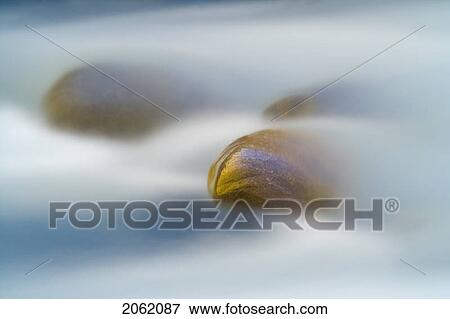 Stock Photo - Mistaya River - Banff National Park Alberta. Fotosearch