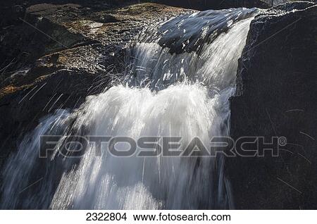 Picture - Mountain stream in the macgillycuddy reeks; Iveragh peninsula county kerry ireland. Fotosearch