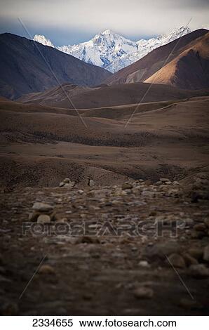 Stock Photography - Mountainous landscape; Tibet. Fotosearch