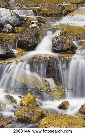Picture - O' Shaughnessy Falls, Kananaskis Country, Alberta, Canada. Fotosearch