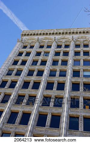 Stock Image - Office Building With Blue Sky, Winnipeg, Manitoba.. Fotosearch