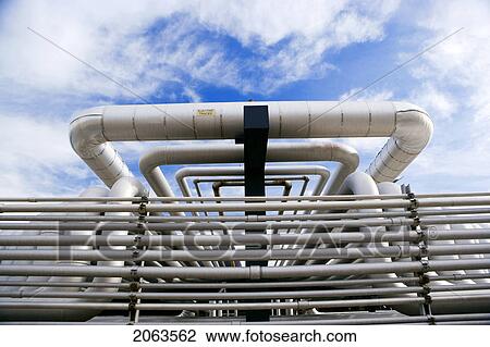 Oil Refinery; Canada, Alberta View Large Photo Image Stock Image - Oil Refinery; Canada, Alberta. Fotosearch