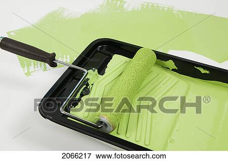 Paint Roller And Tray, Canada, British Columbia View Large Photo Image Stock Photo - Paint Roller And Tray, Canada, British Columbia. Fotosearch