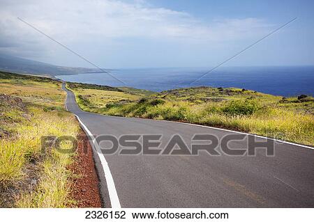 Piilani highway along kanaio coast; Maui hawaii united states of america View Large Photo Image Stock Image - Piilani highway along kanaio coast; Maui hawaii united states of america. Fotosearch
