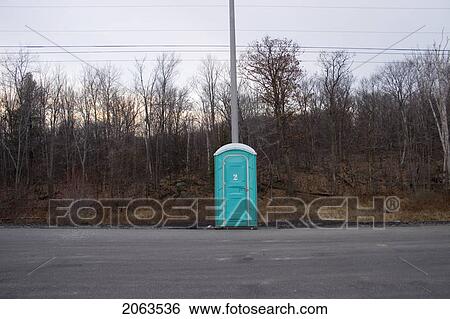 Portable Lavoratory At Side Of Highway; Canada, Ontario View Large Photo Image Stock Photograph - Portable Lavoratory At Side Of Highway; Canada, Ontario. Fotosearch